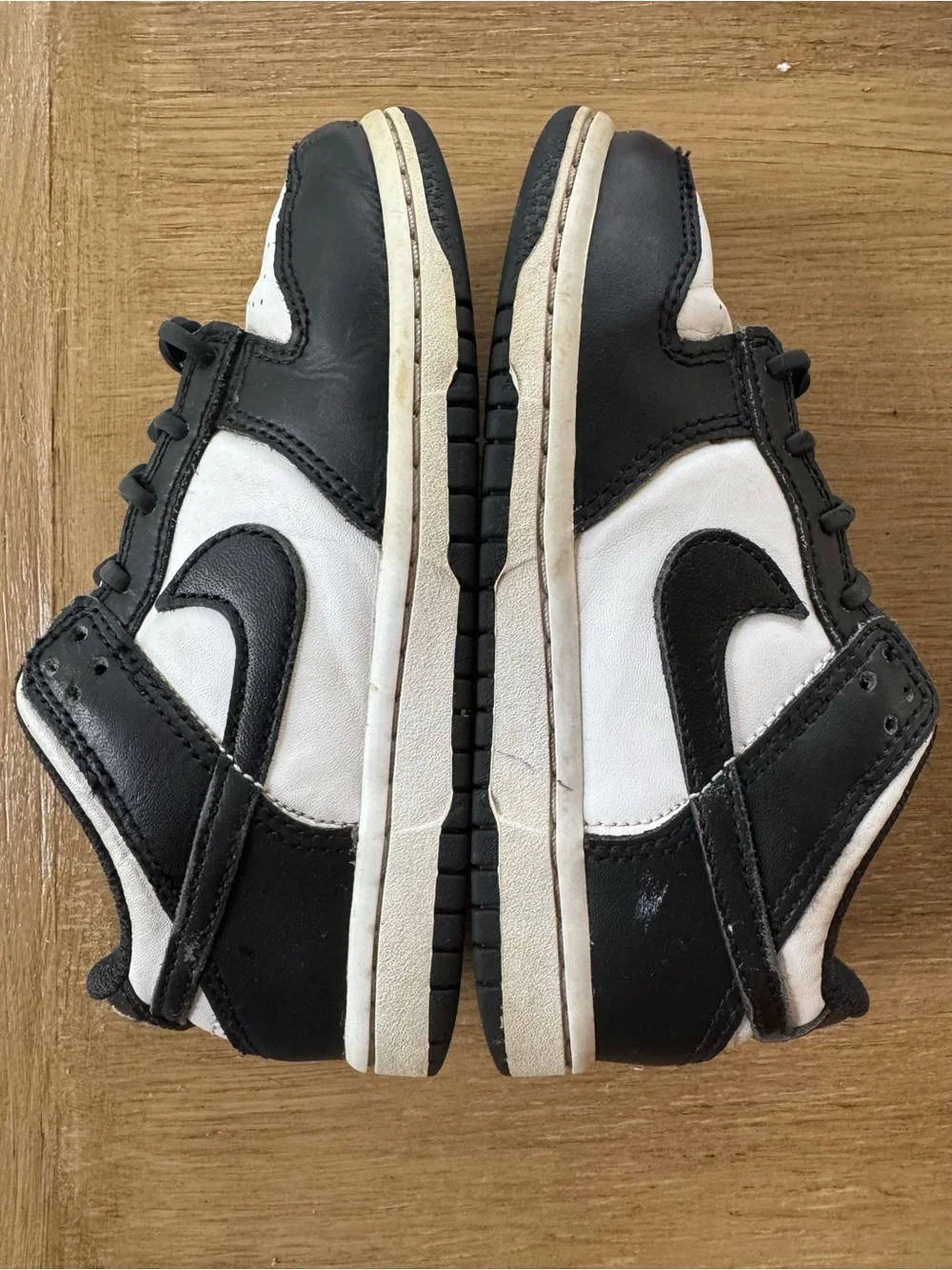 Nike Kids Black and White Low-Top Sneakers